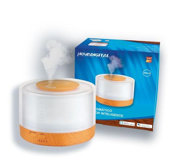 Difusor Aromático Umidificador Inteligente Wifi Alexa e Google Home Menor preço em Difusor Aromático Umidificador Inteligente Wifi Alexa e Google Home