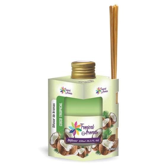 Imagem de Difusor de Ambiente Aroma Coco 250ml - Tropical Aromas