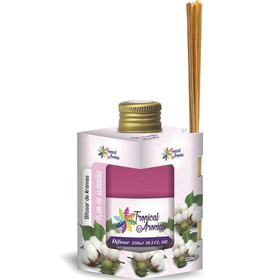 Imagem de Difusor De Ambiente Aromas Flor De Algodão 250ml + Varetas