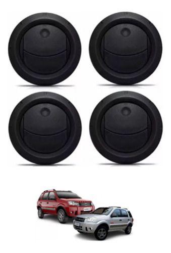Imagem de Difusor De Ar Central E Lateral Ecosport 1 Versão Preto Kit