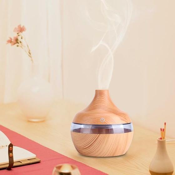 Imagem de Difusor de Aroma com Luzes Coloridas para Relaxamento