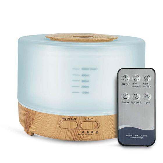 Imagem de Difusor De Aromas Elétrico Aromatizador Umidificador 500Ml