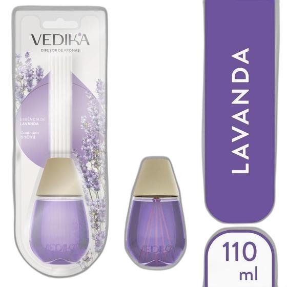 Imagem de Difusor De Aromas Vedika Com Varetas - 110Ml Lavanda