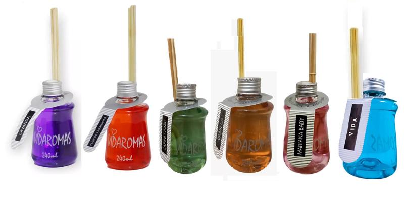 Imagem de Difusor De Aromatizador Ambientes Aromas - 6 UN.