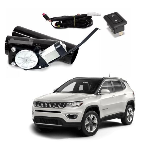 Imagem de Difusor De Escapamento Jeep Compass 2,5" Ronco Esportivo Botão