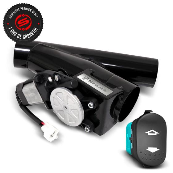 Imagem de Difusor de Escape Eletrônico Universal Ronco Esportivo e Original + Botão Interruptor 2" 2,5" 3"