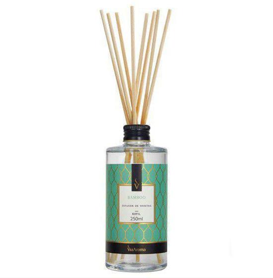 Difusor De Varetas 250ml Via Aroma Menor preço em Difusor De Varetas 250ml Via Aroma