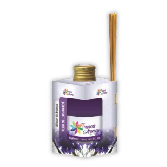 Imagem de Difusor e Aromatizador de Ambiente com Varetas Varias Fragrância 250ml Cada Tropical Aromas