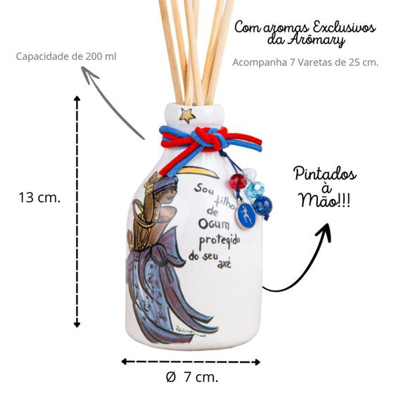 Imagem de Difusor em Cerâmica Ogum, Aroma: Capim Limão e Verbena