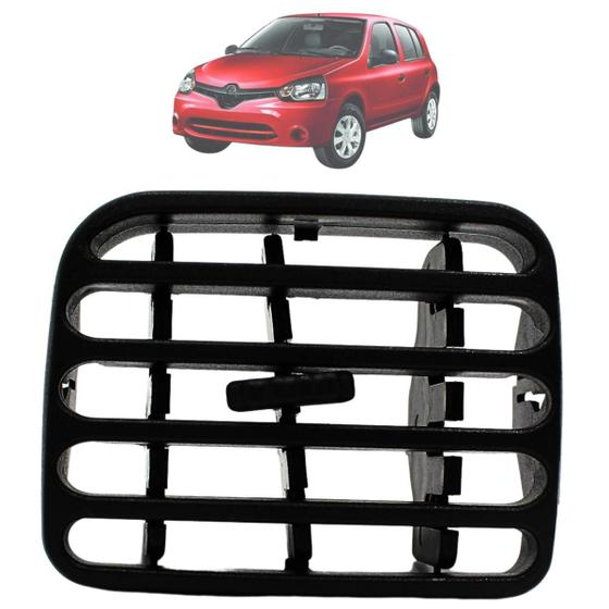 Imagem de Difusor Saida De Ar Central Esquerdo Clio 2000 01 A 2016 Preto