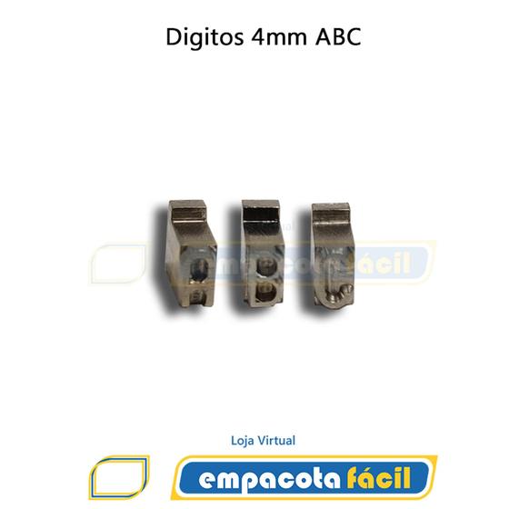 Imagem de Dígitos 4mm (alfabeto) Para Datador Hotstamping