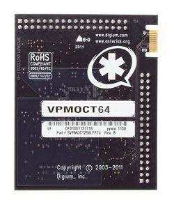 Digium VPMOCT064 Módulo de Cancelamento de Eco 64 Canais Imagem de Digium VPMOCT064 Módulo de Cancelamento de Eco 64 Canais
