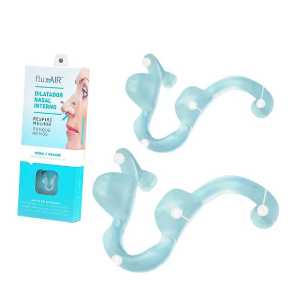 Imagem de Dilatador Nasal AntiRonco Kit 2 Unidades Respire Melhor 1 Médio + 1 Grande