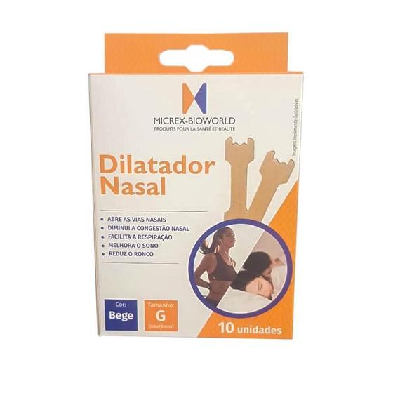 Imagem de Dilatador Nasal Micrex Bioworld Tamanho G - 10 Unidades