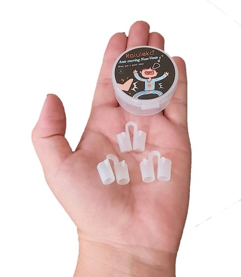 Imagem de Dilatador Nasal Silicone Anti Ronco Apneia Do Sono C/ 3