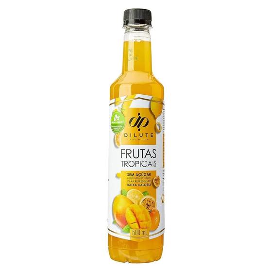 Imagem de Dilute Xarope Frutas Tropicais Zero 500mL Drinks Refri Café