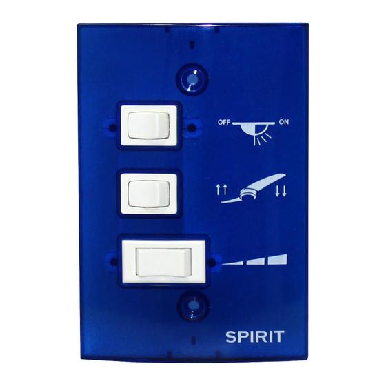 Imagem de Dimmer Controle de Velocidade e Luz Spirit Azul Indigo