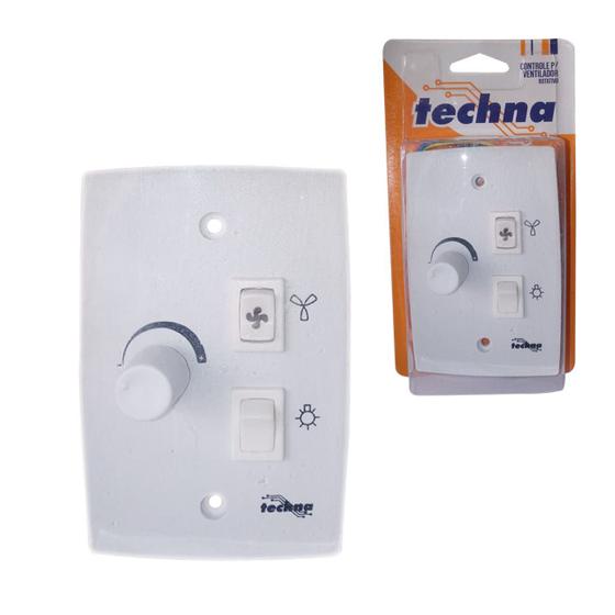 Imagem de Dimmer Controle Ventilador Techna Rotativo Bivolt VT-001