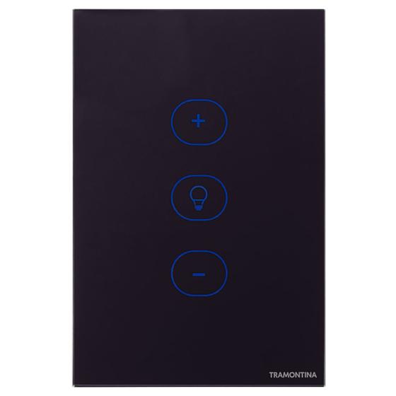 Imagem de Dimmer Touch Wi-Fi Smart Tramontina Preto