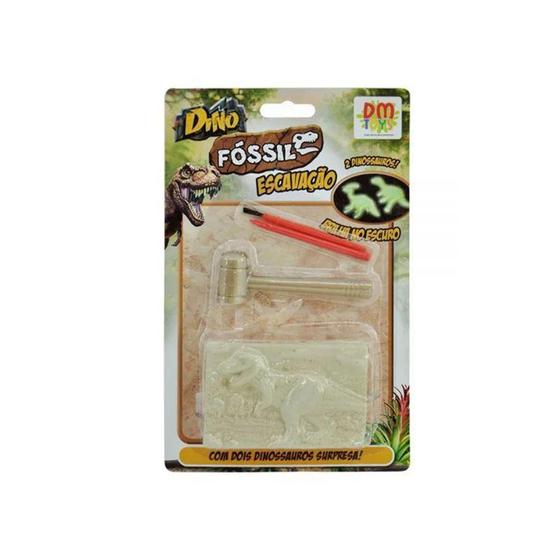 Imagem de Dino Fossil Escavacao 2 Figura Dmbrasil Dmt5755 - DM toys