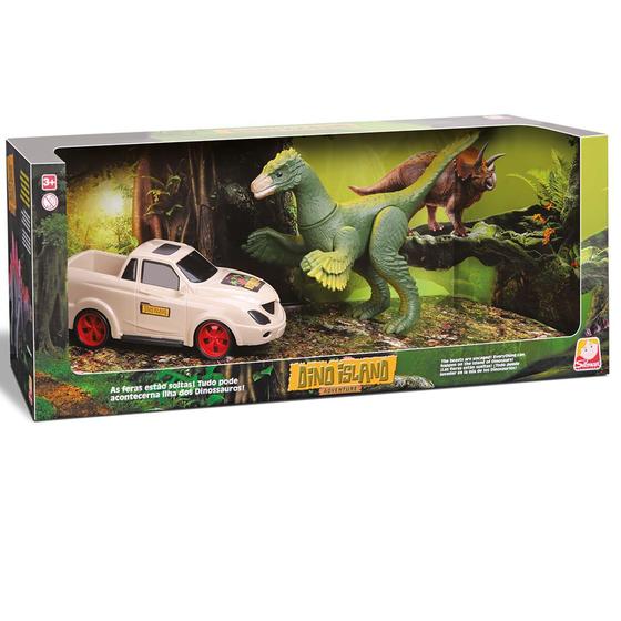Dino Island Pick Up Vegas e Dinossauro Deinonychus Silmar SILMAR BRINQUEDOS