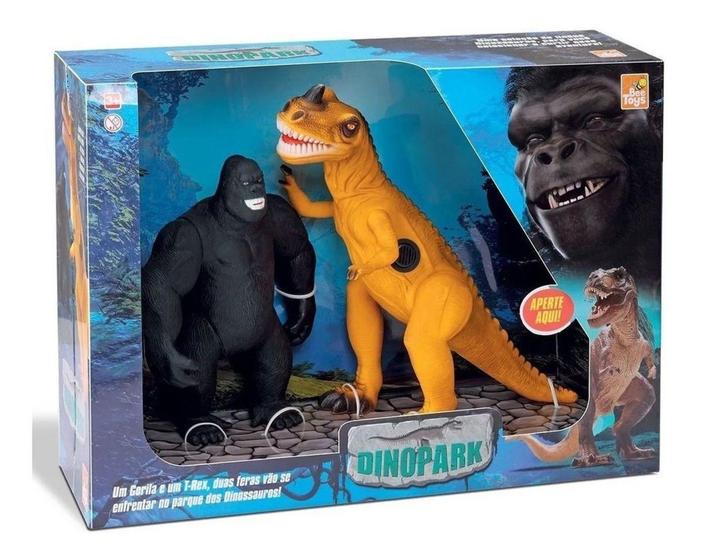 Imagem de Dinopark T-Rex vs King Kong - Bee Toys