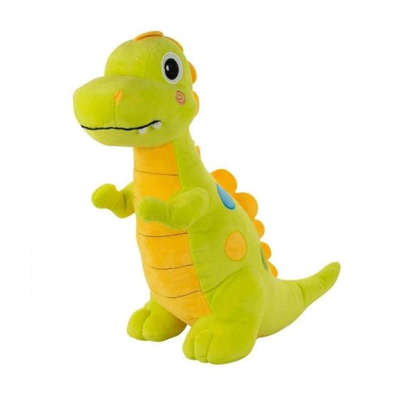 Imagem de Dinossauro Amarelo Esverdeado 35cm - Pelúcia - Fofy Toys