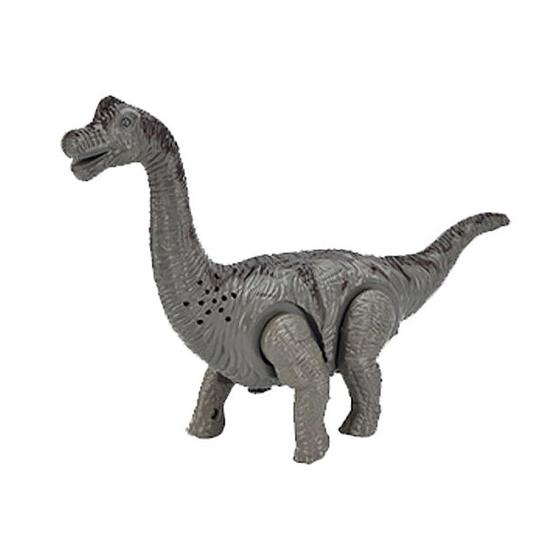 Imagem de Dinossauro Apatossauro Vale dos Dinossauros com Luzes e Som Cinza - DNP-409 - Fênix