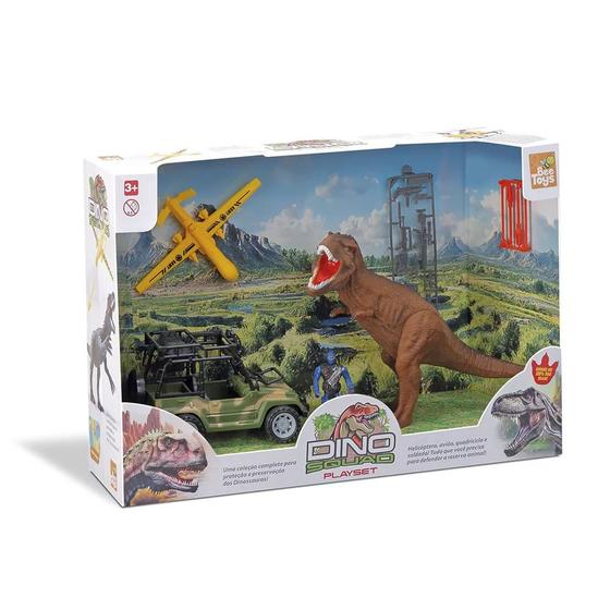 Imagem de Dinossauro Bee Toys Playset Dino Squad - Item Sortido