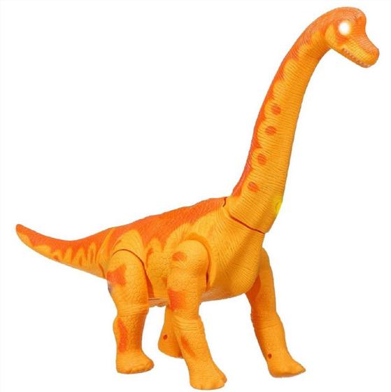 Imagem de Dinossauro Braquiossauro Laranja com movimento 6301 XPlast