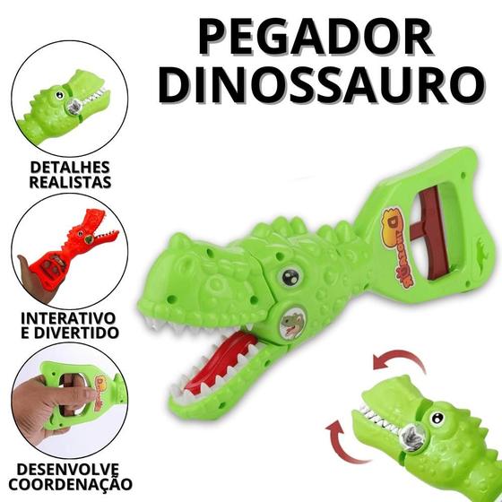 Imagem de Dinossauro Brinquedo Articulado Mão Bionica Brinquedos De Menino Infantil Dinossauros Garra