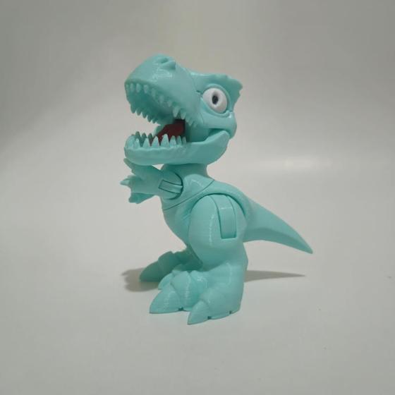 Imagem de Dinossauro Brinquedo Articulável T-Rex Ação para Crianças