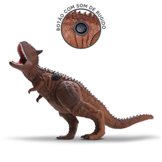 Imagem de Dinossauro Brinquedo Carnotaurus Dino Park Articulado c/ Som