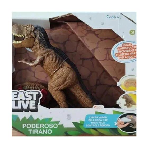 Imagem de Dinossauro Com Controle Remoto Poderoso Tiranossauro Rex Candide 1130