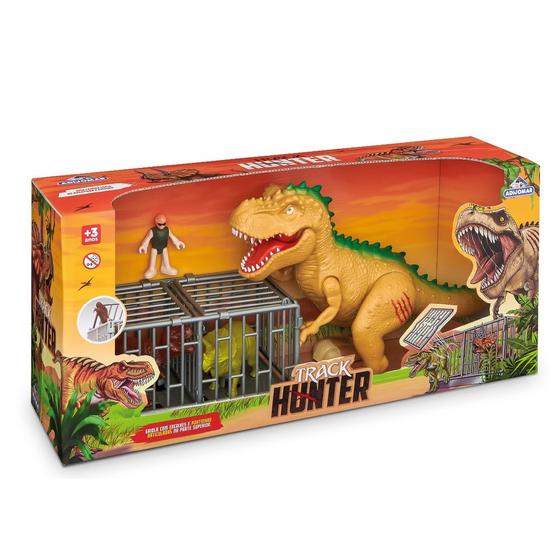 Imagem de Dinossauro Com Jaula Track Hunter - Adijomar