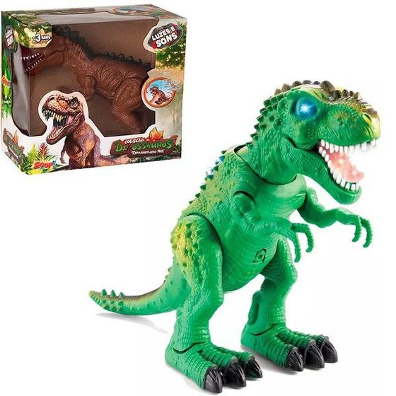 Imagem de Dinossauro com Som e LUZ Verde Zoop TOYS ZP00164