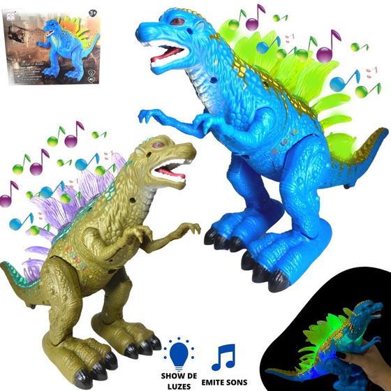 Imagem de Dinossauro De Brinquedo Godzilla Anda C/ Som E Luz Monstro