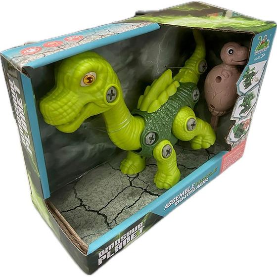 Imagem de Dinossauro de Brinquedo Monta e Desmonta Verde Claro RS046-1 - Dorémi