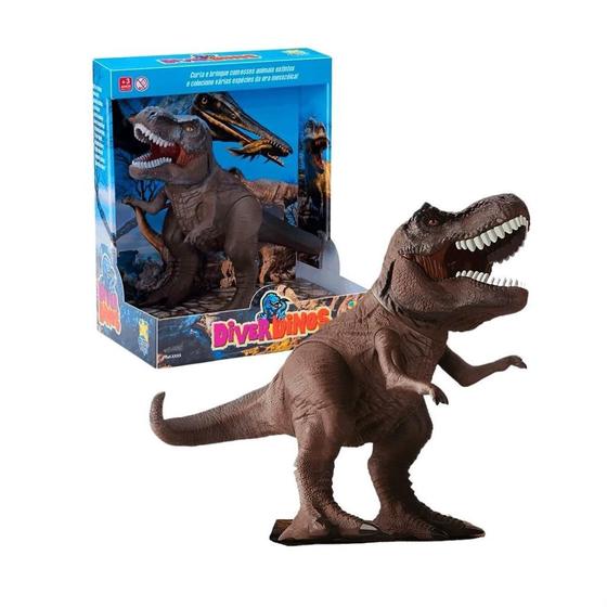 Imagem de Dinossauro de Brinquedo Tiranossauro Rex T-Rex - Divertoys