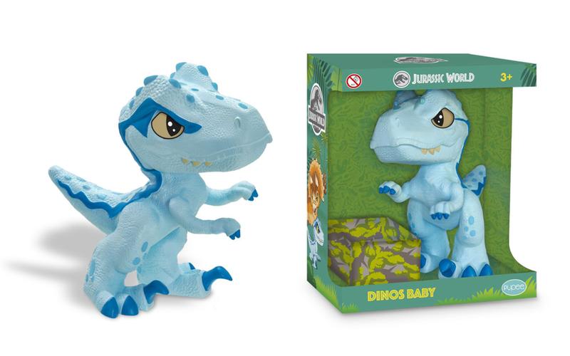 Imagem de Dinossauro de Brinquedos Blue Jurassic World Original Universal 1461 macio Pupee 