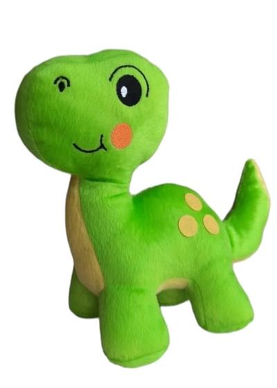 Imagem de Dinossauro de pelúcia decoração festa brincar bebê 27cm