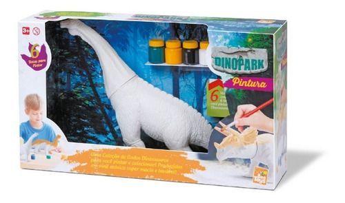 Imagem de Dinossauro De Pintura Dinopark Com 6 Tintas - Bee Toys