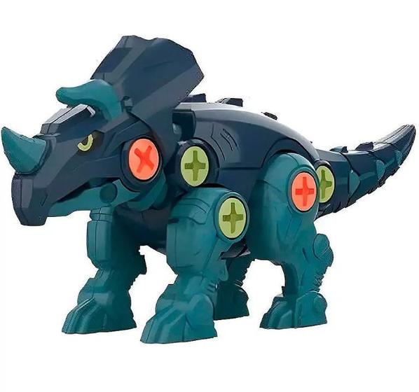 Imagem de Dinossauro Dino Monta E Desmonta Brinquedo  Educativo Colecionável