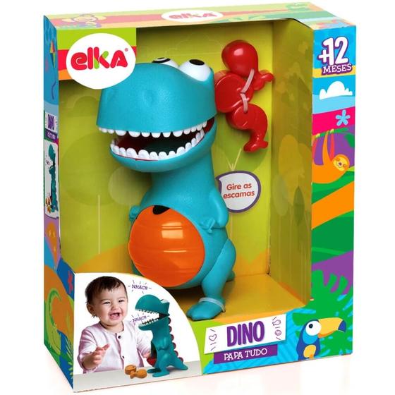 Imagem de Dinossauro dino papa tudo 24cm elka