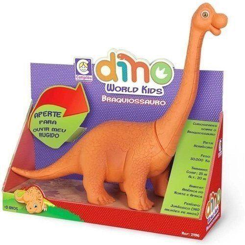 Imagem de Dinossauro dino world kids branquiossauro r.2196 cotiplas