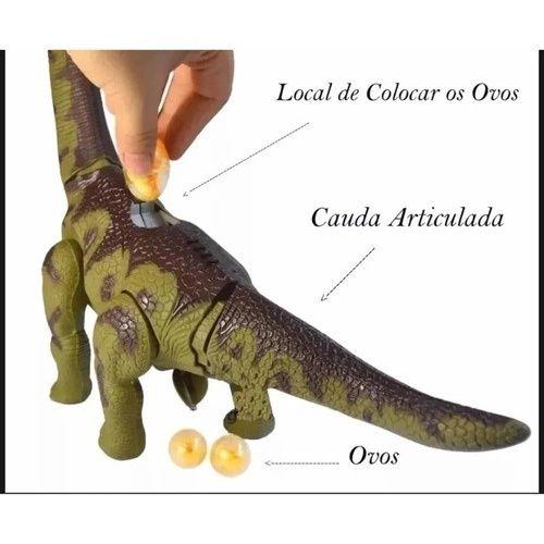 Imagem de Dinossauro Eletrônico Bota Ovos Anda  e muito legal..