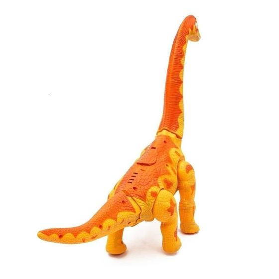 Imagem de Dinossauro Eletrônico Bota Ovos Brinquedo Anda Emite Luz Som