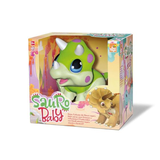 Imagem de Dinossauro em Vinil Sauro Baby - Bee Toys