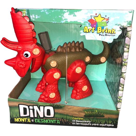 Imagem de Dinossauro Infantil Para Montar E Desmontar Com Ferramenta