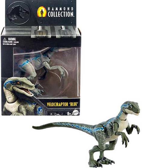 Imagem de Dinossauro Jurassic World Hammond Velociraptor Blue Mattel